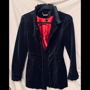 WHITE HOUSE BLACK MARKET Suede Jacket